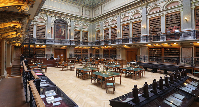 במקום השלישי: ספריית אוניברסיטת Eötvös Loránd בבודפשט, הונגריה. צלם: Thaler