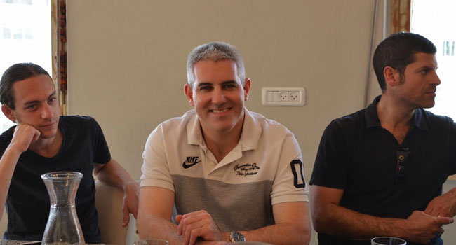 מימין: דניאל סיינו ממשטרת ישראל; ינאי מילשטיין, מנהל תחום אינפורמטיקה בקבוצת אמן; ודניאל מכניק ממכבי שירותי בריאות