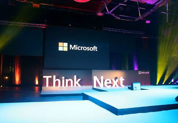 Think Next 2015. צילום: עמוד הפייסבוק של מיקרוסופט