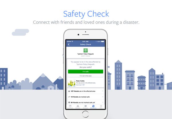 הקהילה לשירותכם. Safety Check