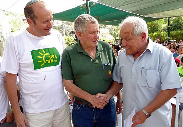 השר כץ עם איתמר גוטהרץ ויהודה בר, מנכ"ל הספארי