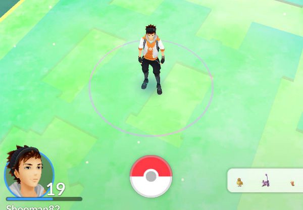 איפה כל המפלצות שהבטיחו? צילום מסך של משחק Pokemon Go