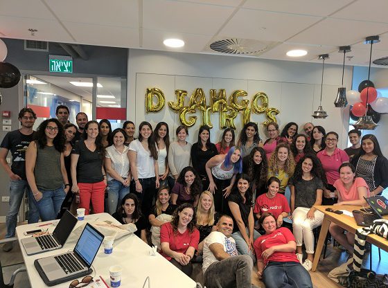 משתתפות סדנת Django Girls. יח"צ