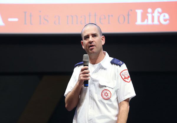 עידו רוזנבלט, מנמ"ר מד"א. צילום: ניב קנטור