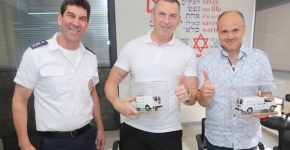 ביקור עוזר הנשיא האוקראיני במד"א. צילום: דוברות מד"א