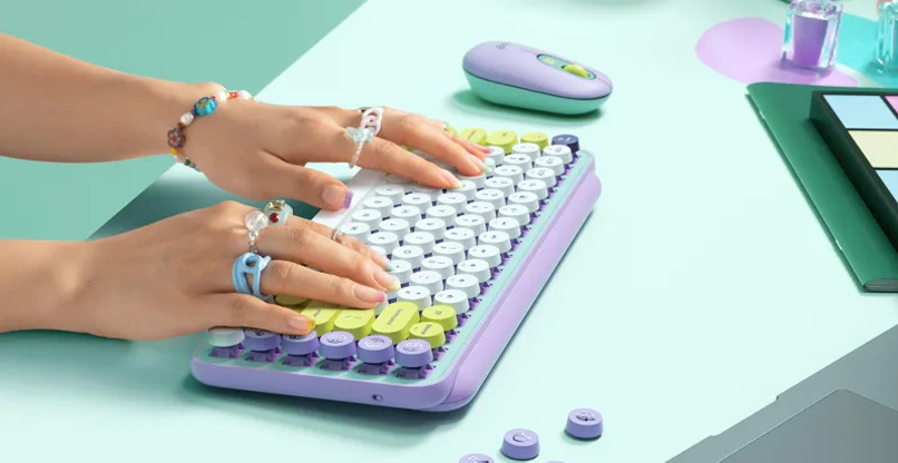 מקלדת "פופית". Logitech POP Keys.