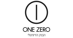 הלוגו של הבנק הדיגיטלי. ONE ZERO